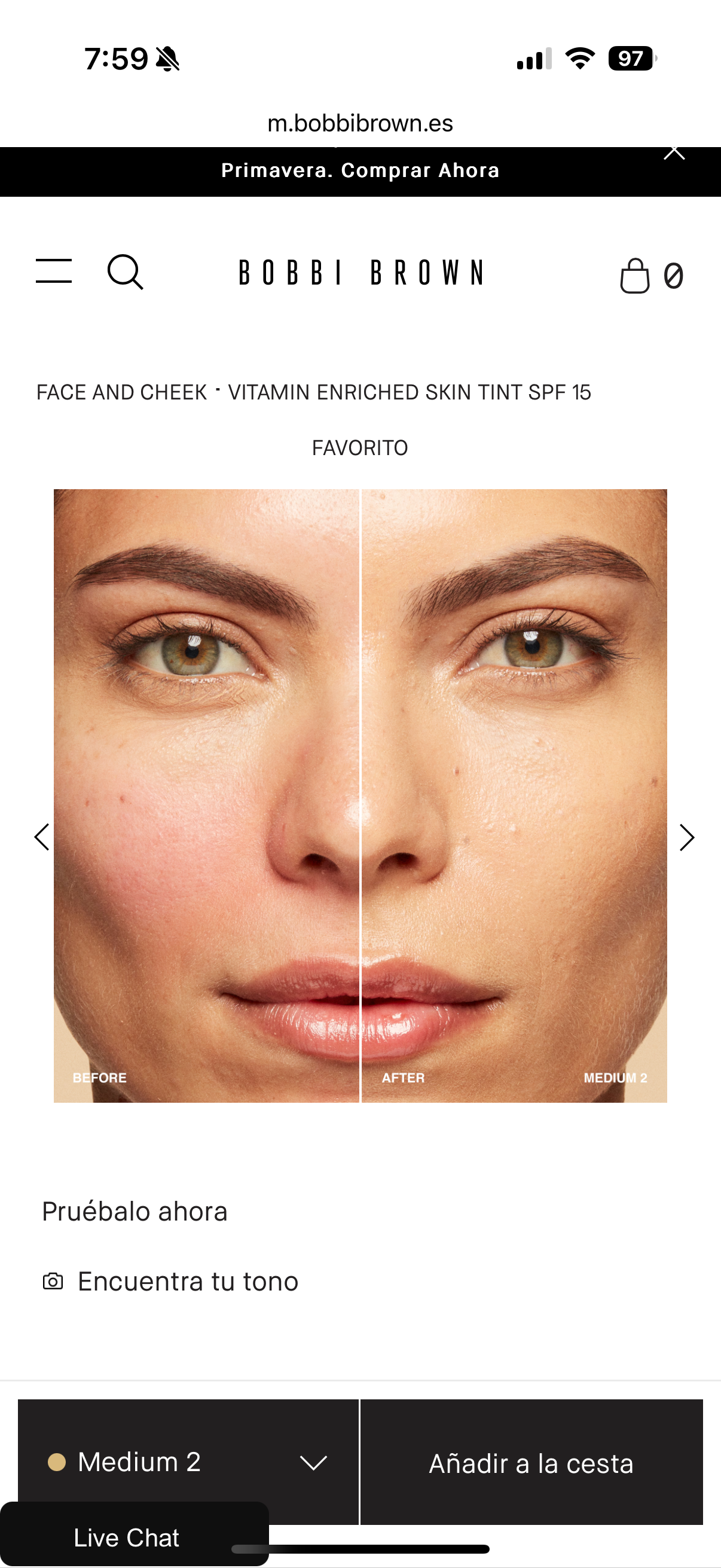 Skin tint Bobbi brown