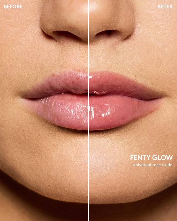 FENTY beauty Brillo Voluminizador gloss bomb FENTY glow 02 tamaño grande sin caja