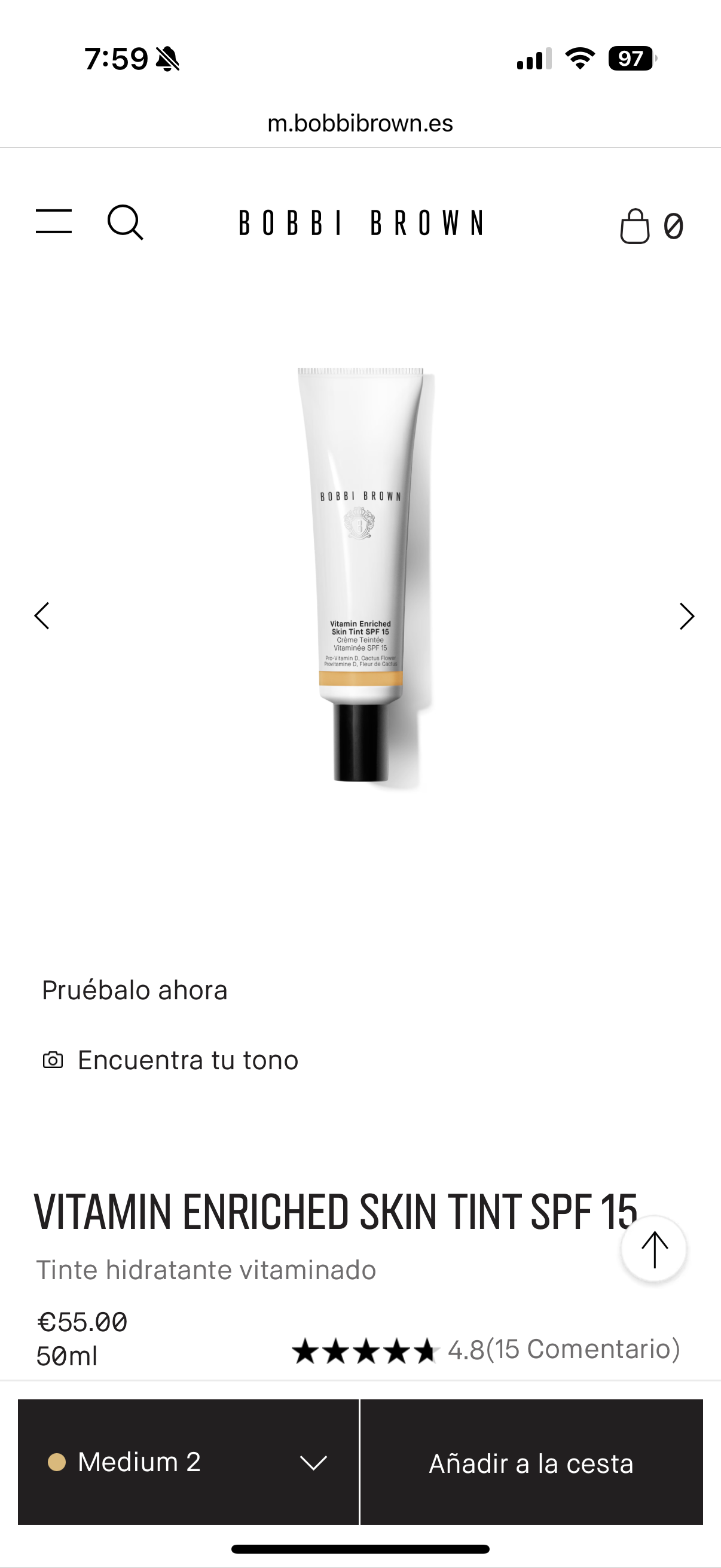 Skin tint Bobbi brown