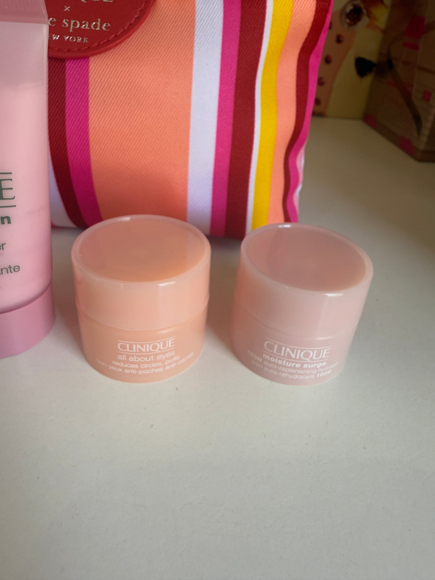 Set clinique x Late spade 4 productos + estuche