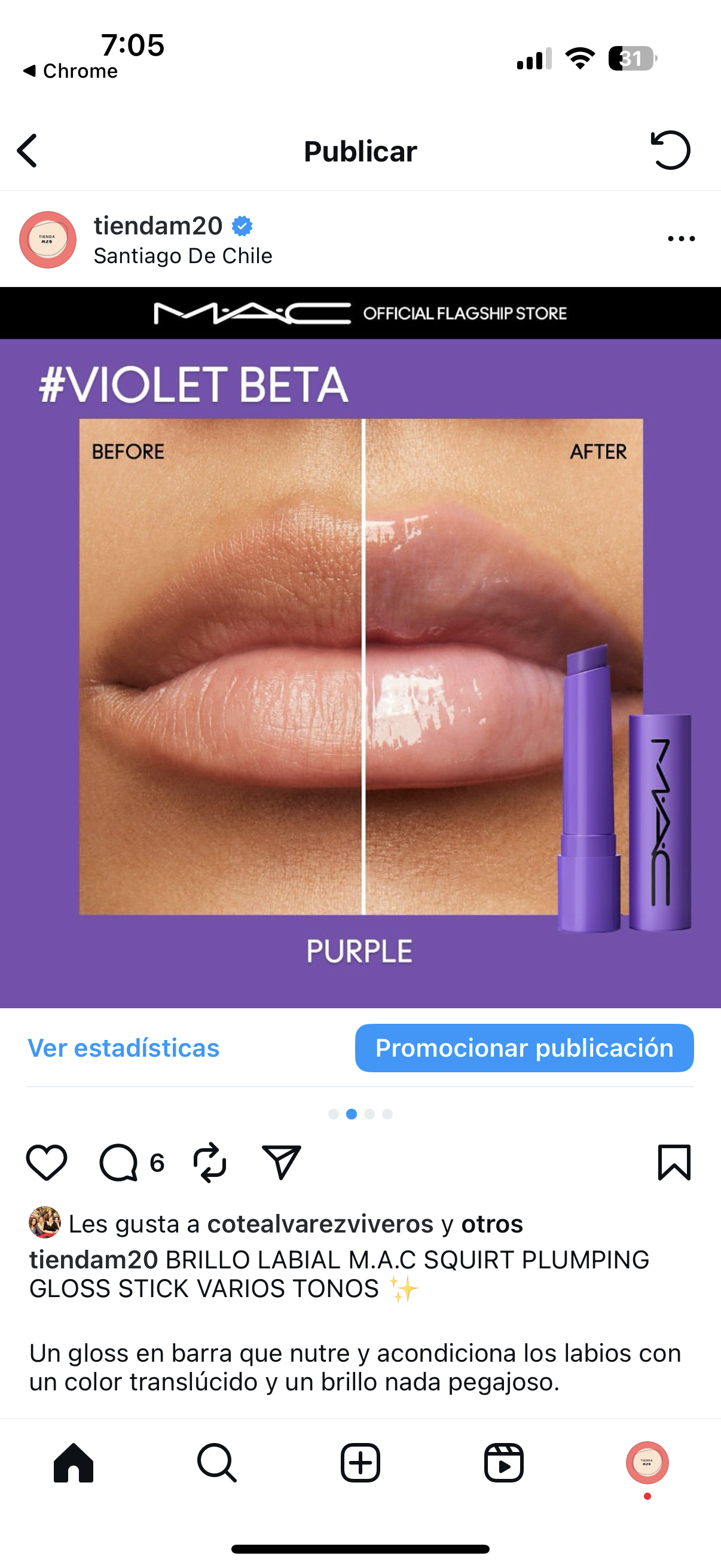 Voluminizador stick MAC SQUIRT PLUMPING GLOSS STICK