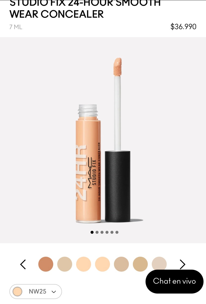 Corrector MAC Studio fix 24Horas