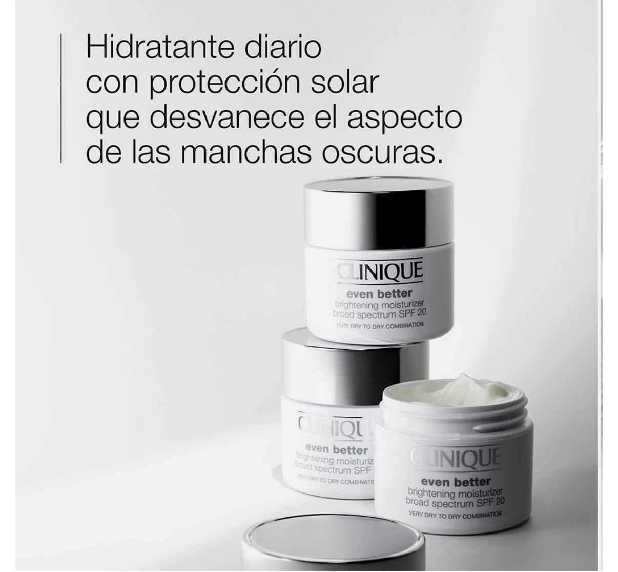 Crema clinique antimanchas Even better moisturizer 50ml