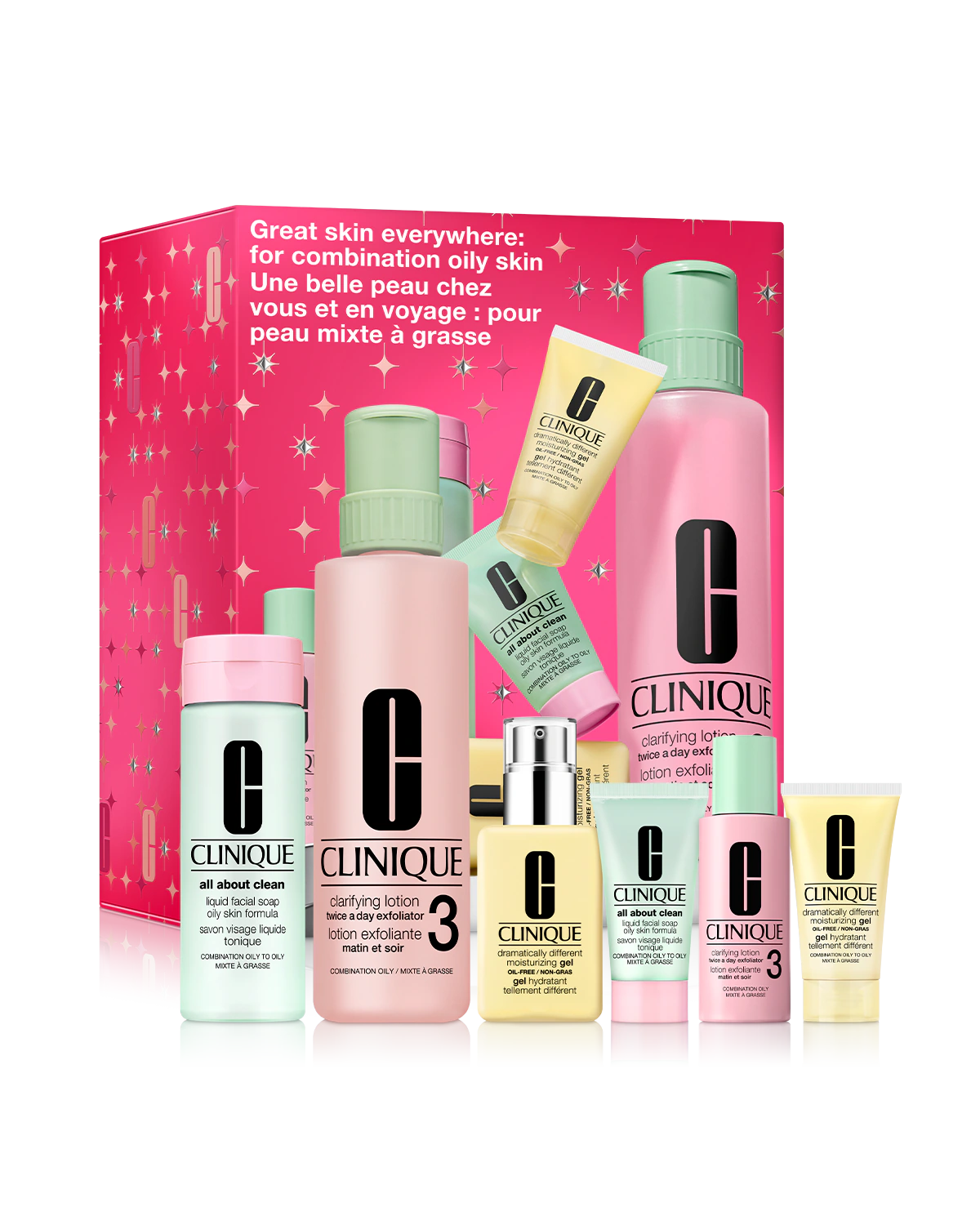 Set Clinique 3 Pasos Piel 3: Mixta-Grasa