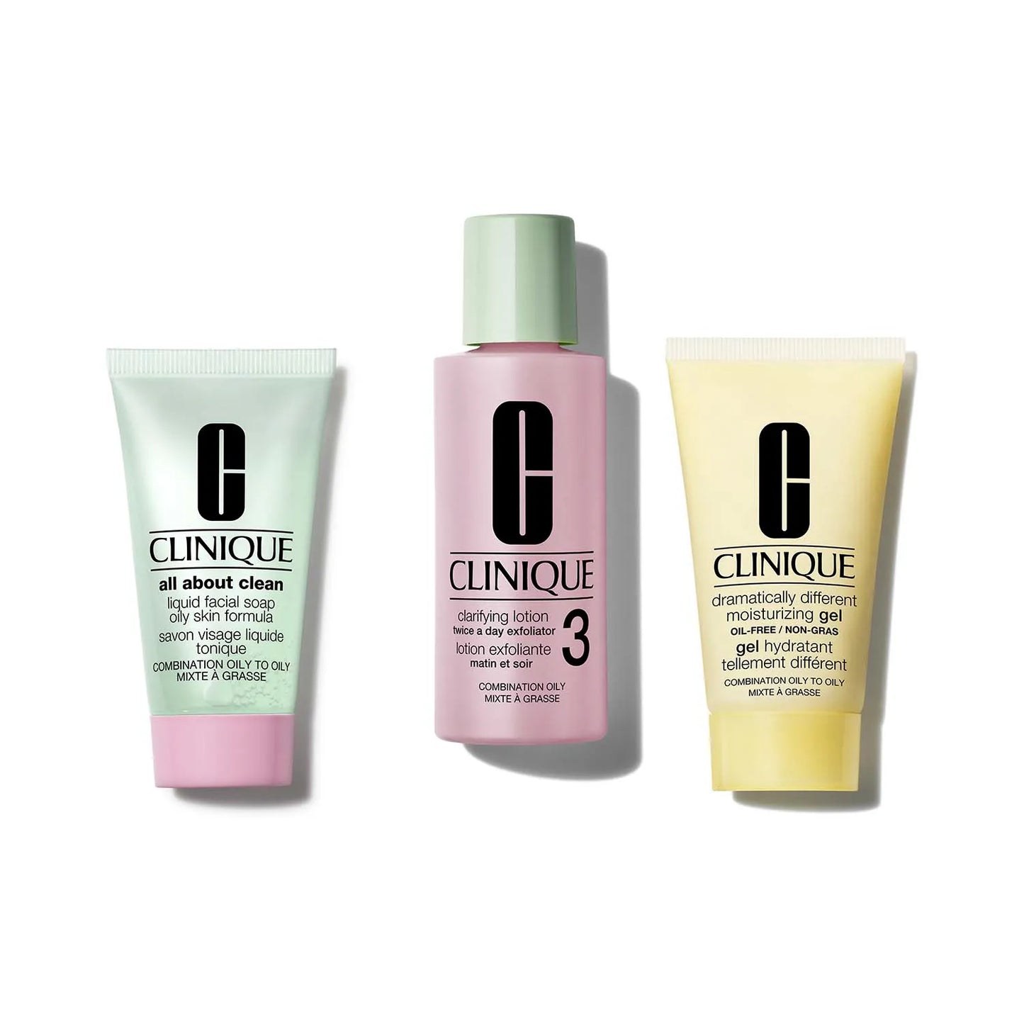 Set Clinique de minis 3 pasos para una rutina de piel saludable