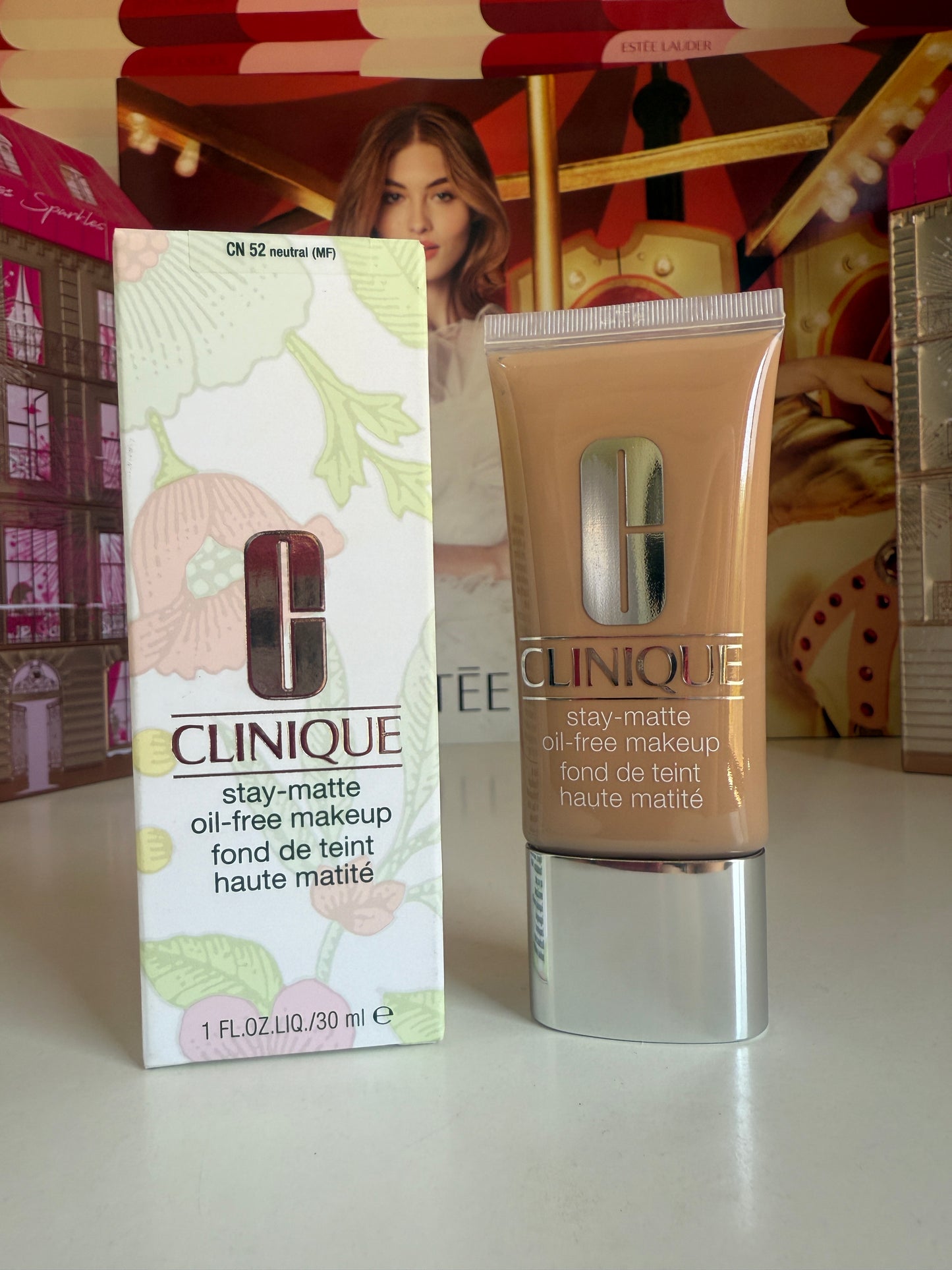 Base Clinique Maquillaje Stay Matte Oil Free cn52 Neutral