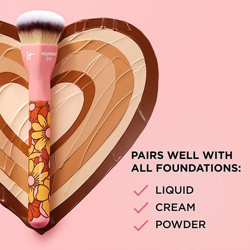 BROCHA PARA APLICACION DE BASE MAQUILLAJE HEAVENLY LUXE FLOWER POWER