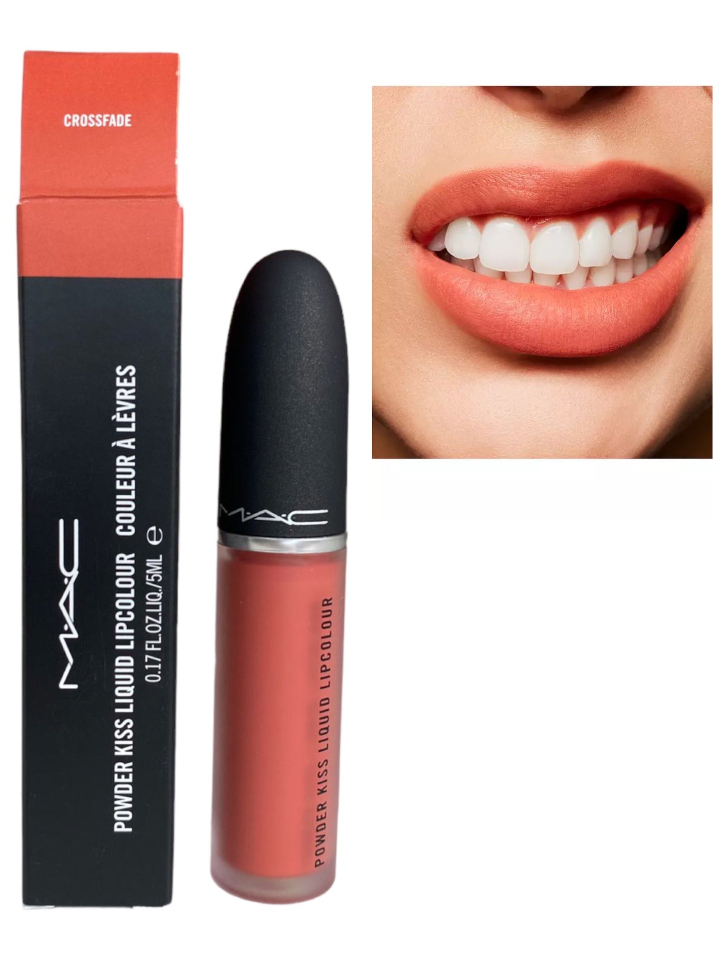 Labial MAC powder kiss crossfade