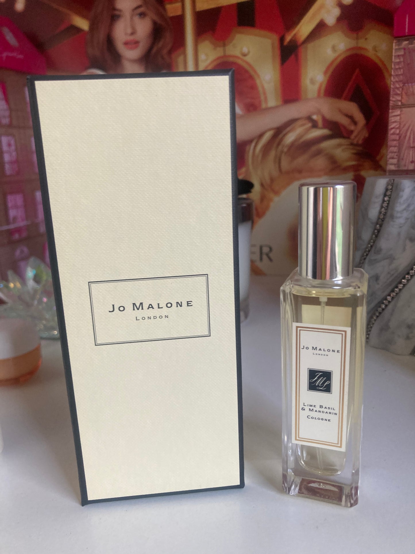 Jo Malone lime basil & mandarin 30ml en caja