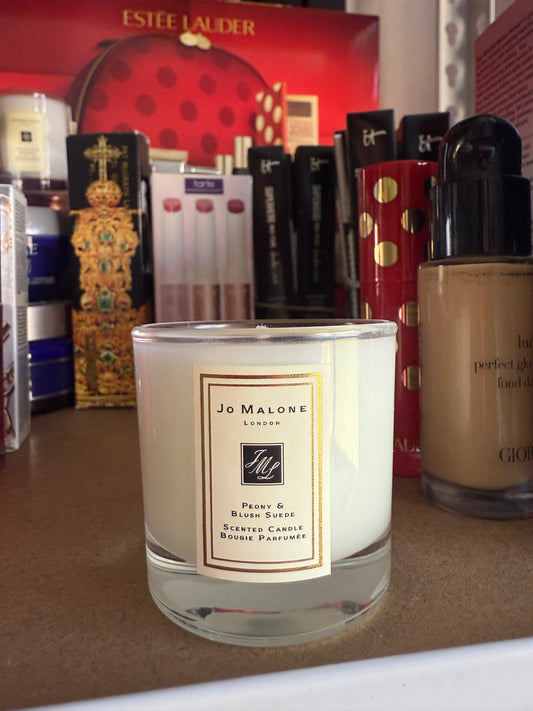 Vela Miniatura Peony blush suede