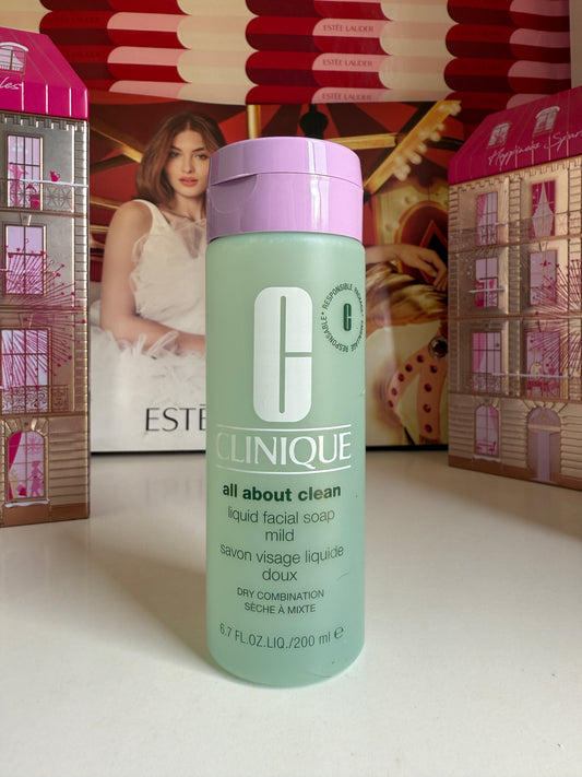 Jabón Facial Líquido All About Clean piel seca a mixta 200ml