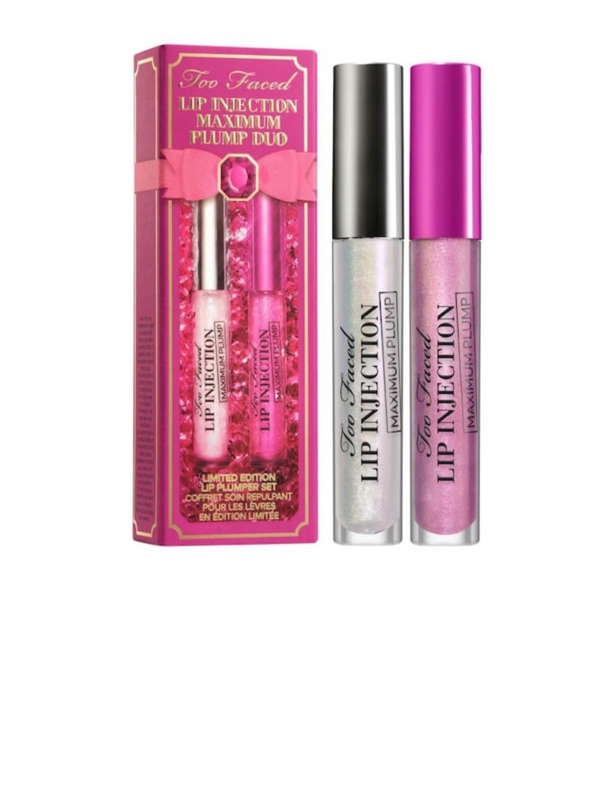 Dúo de brillo labial Lip Injection Maximum Plump de Too Faced