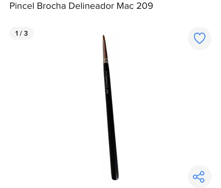 Brocha para delineador de ojos