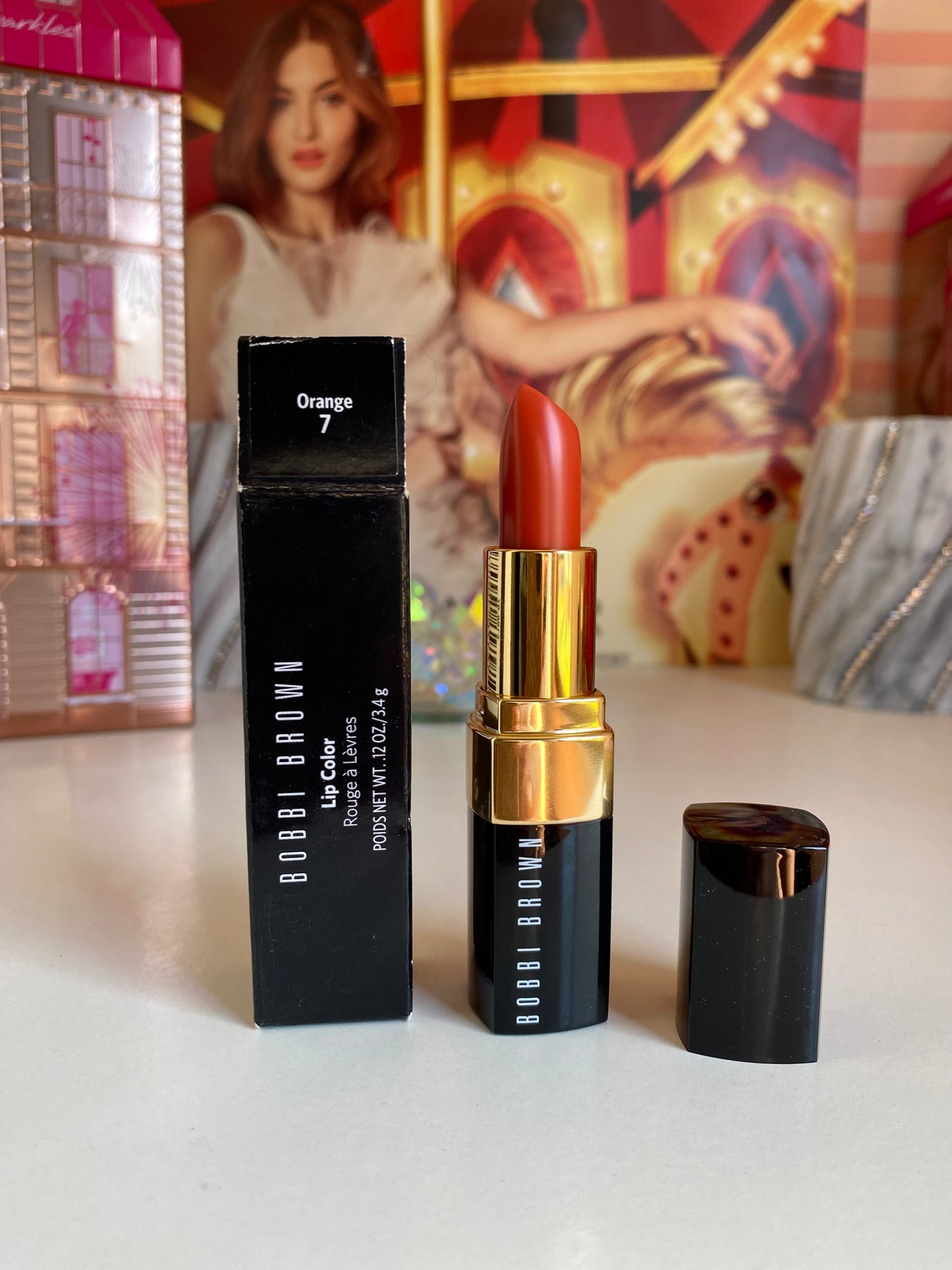 Labial Bobbi Brown Lip color orange 7