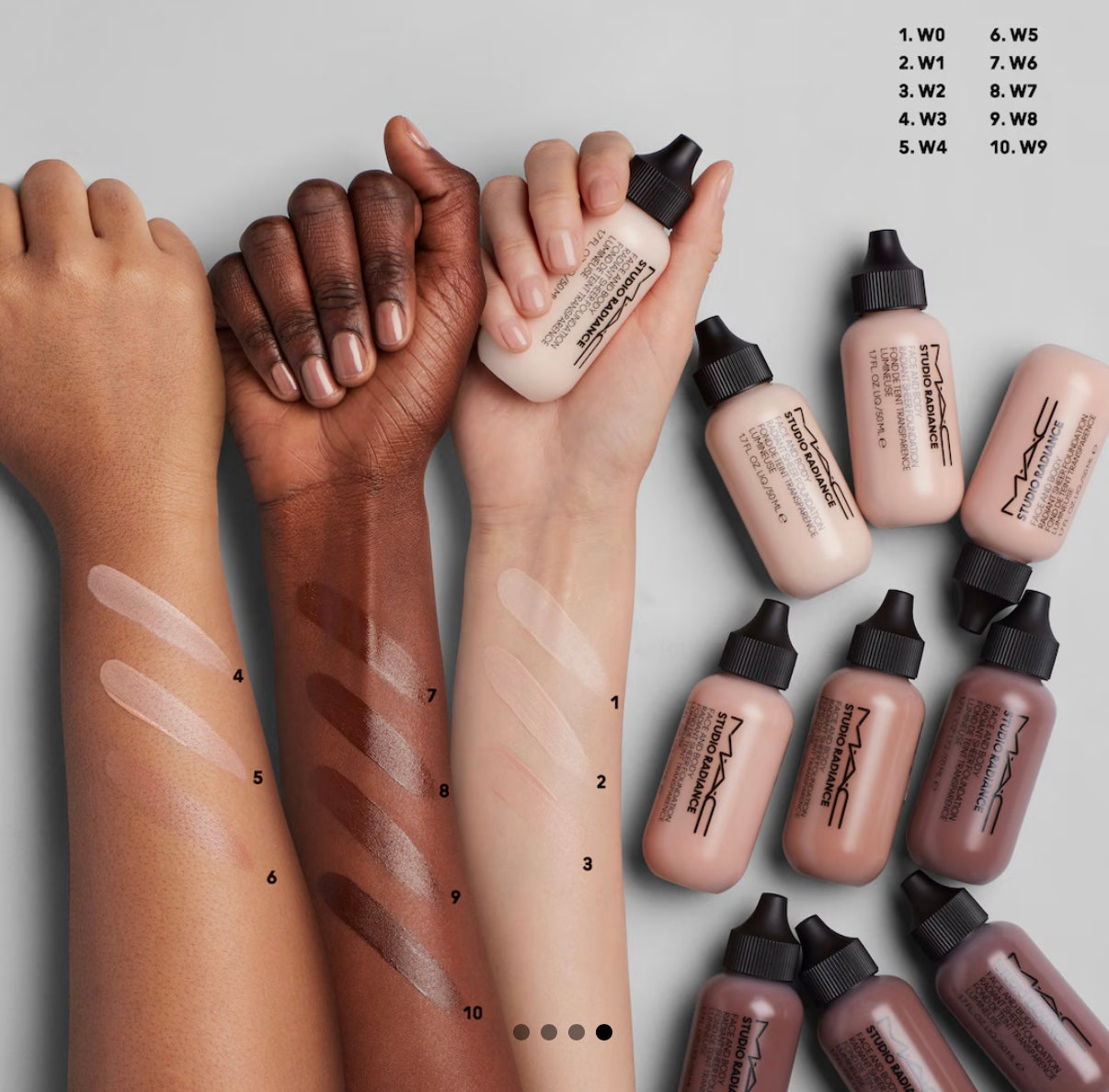 BASE DE MAQUILLAJE MAC Face & Body RADIANTE PARA ROSTRO Y CUERPO STUDIO RADIANCE