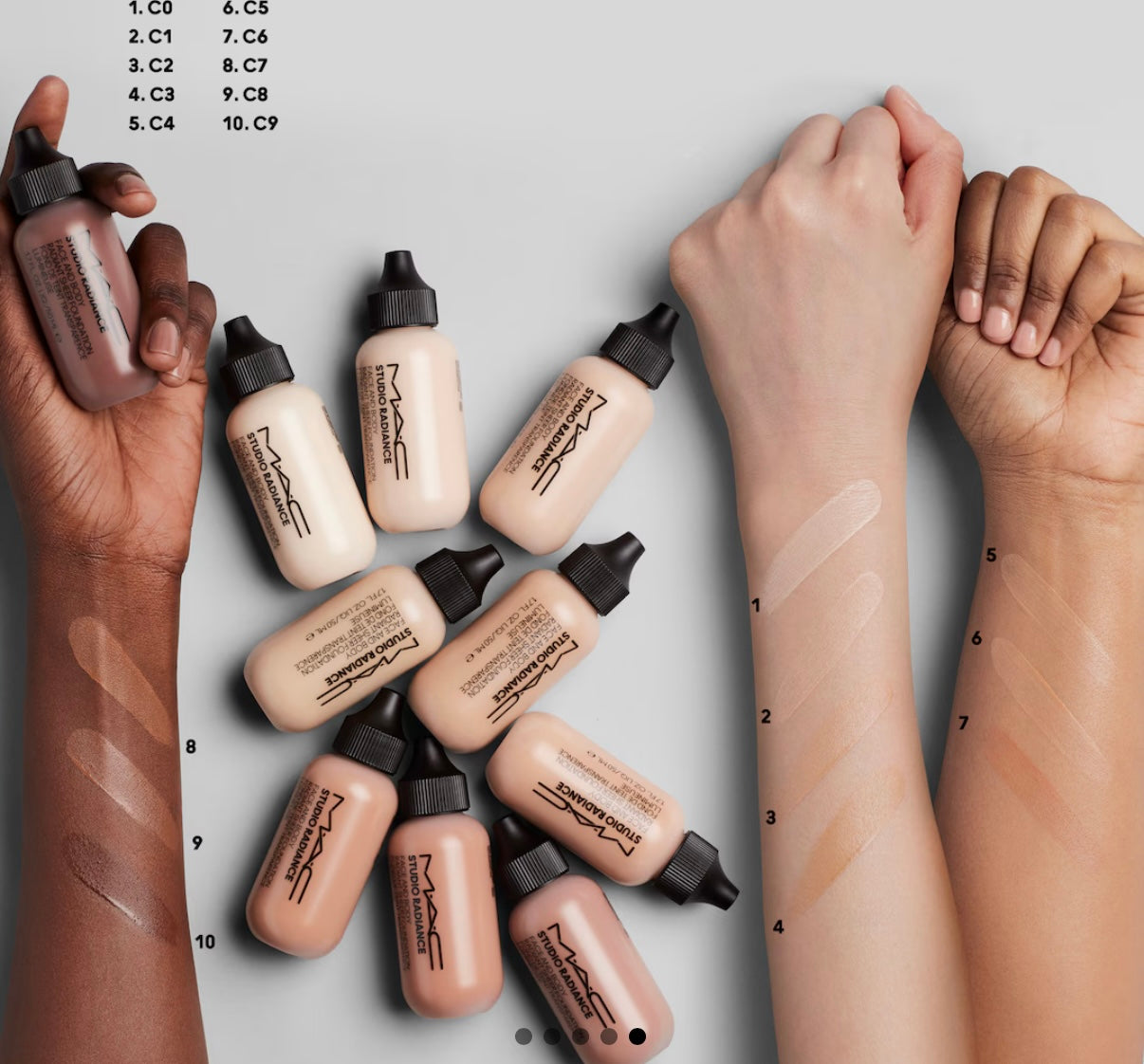 BASE DE MAQUILLAJE MAC Face & Body RADIANTE PARA ROSTRO Y CUERPO STUDIO RADIANCE