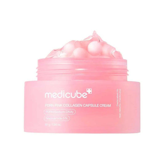 Crema medicube - PDRN Pink Collagen Capsule rejuvenecimiento y elasticidad 55g
