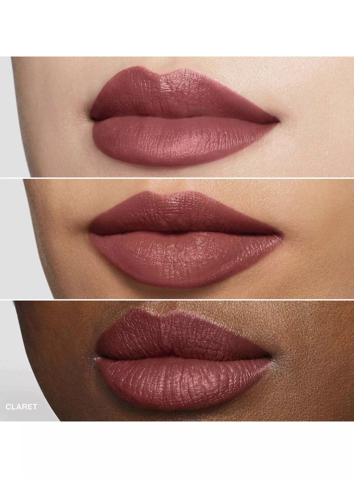 Labial Bobbi Brown luxe lipstick claret