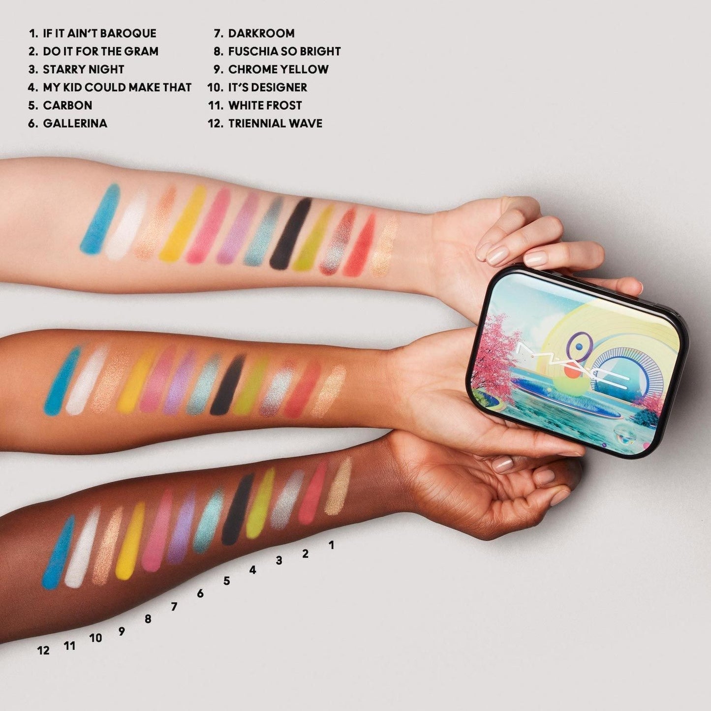 Paleta De Sombras M·A·C Connect In Colour Eye Shadow Palette: Hi-Fi Colour
