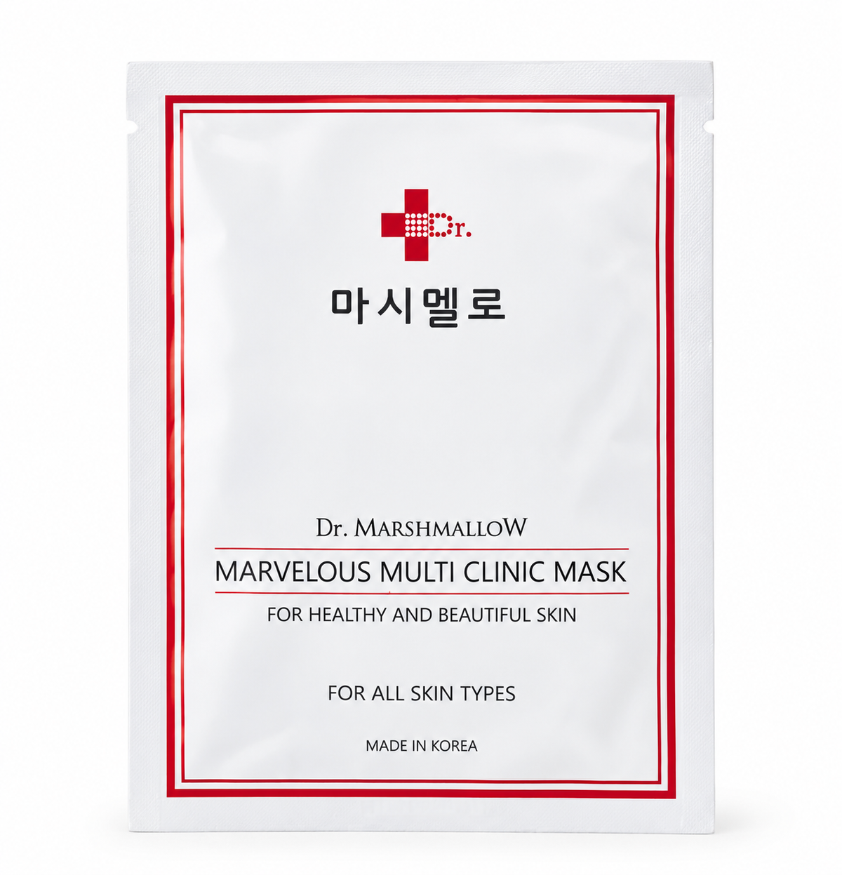 Mascarilla Facial Dr. Marshmallow Marvelous Multi Clinic Mask 1 unidad