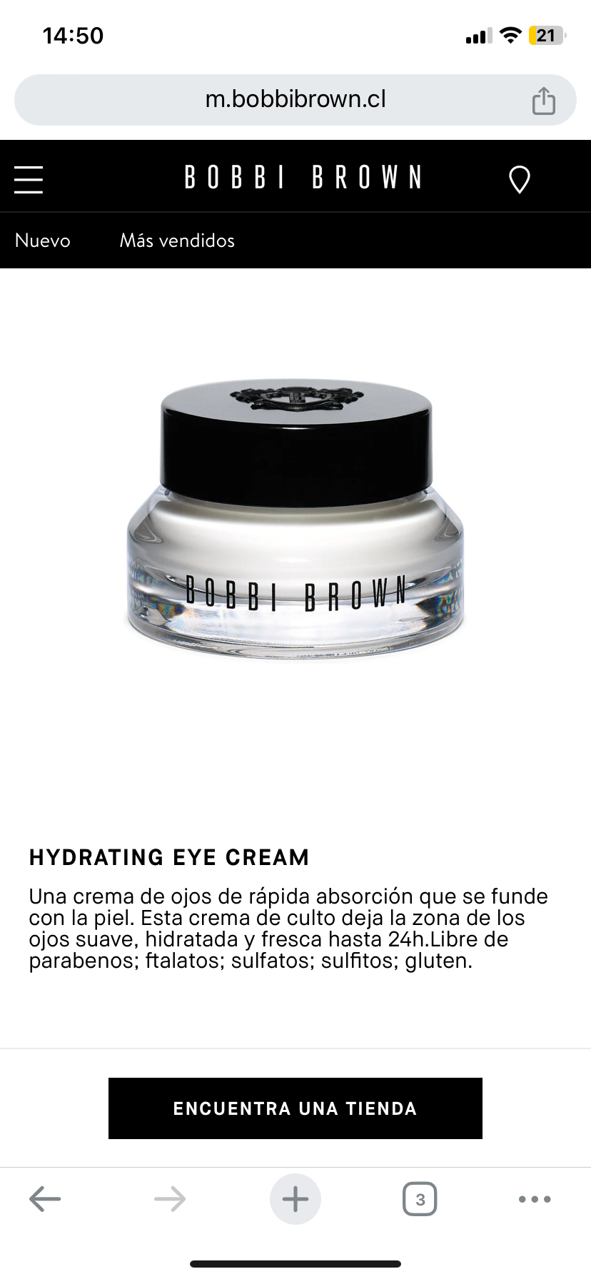 Contorno de ojos Estee Lauder hydrating eye cream